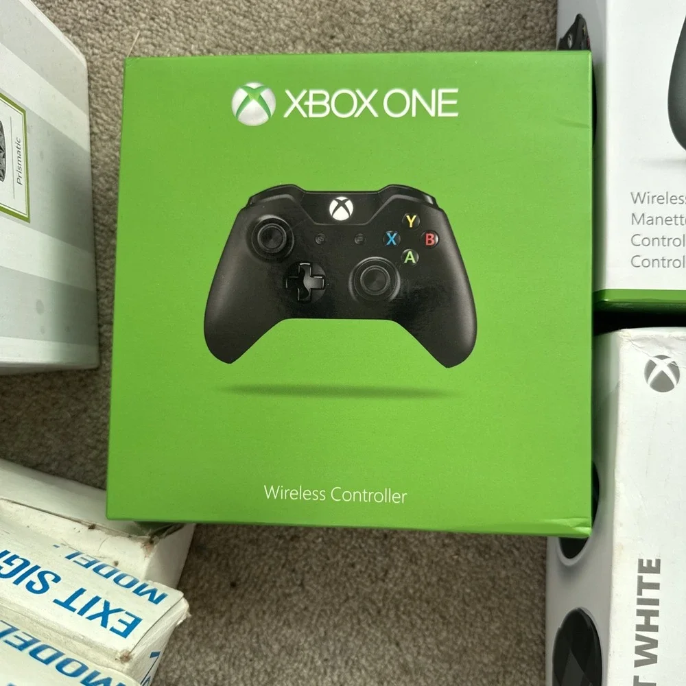 XBOX Controller Empty BOXES‎ ONLY Lot Of 6 W/ INSERTS And Papers